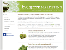 Tablet Screenshot of evergreenmarketing.co.uk